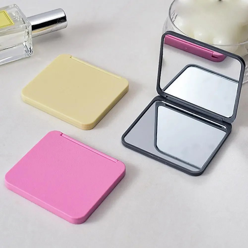 Heallor Mini Makeup Mirror Foldable Double Pocket Small Makeup Mirror for Travel Beauty Cosmetic Tool Heallor Mini Makeup Mirror Foldable Double Pocket Small Makeup Mirror for Travel Beauty Cosmetic Tool