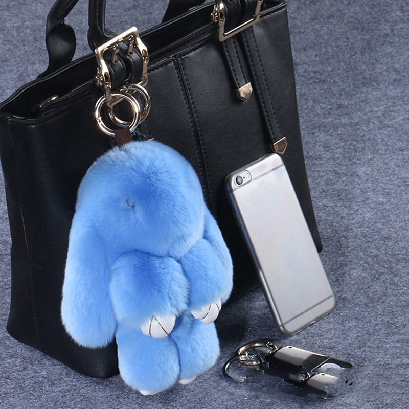 1PC 15cm Rabbit Fur Keychain Women Bag Car KeyChain Pendant Decoration Jewelry Bags Hangings Accessories Gifts Пушистые Игрушки 1PC 15cm Rabbit Fur Keychain Women Bag Car KeyChain Pendant Decoration Jewelry Bags Hangings Accessories Gifts Пушистые Игрушки