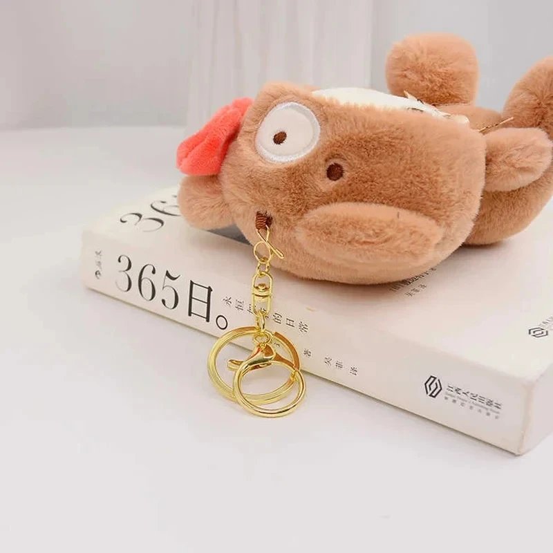 12CM Cute Sanrio Plush Keychain for Children Hello Kitty Pendant Kuromi Cartoon Key Chain Backpack Decoration Gifts for Girl Toy