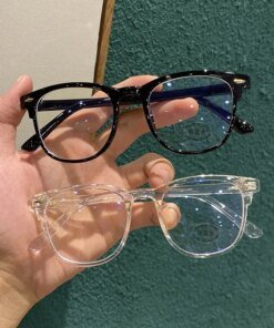 Classic Transparent Computer Glasses Frame Women Men Anti Blue Light Blocking Glasses Optical Glass Lenses Oculos Male