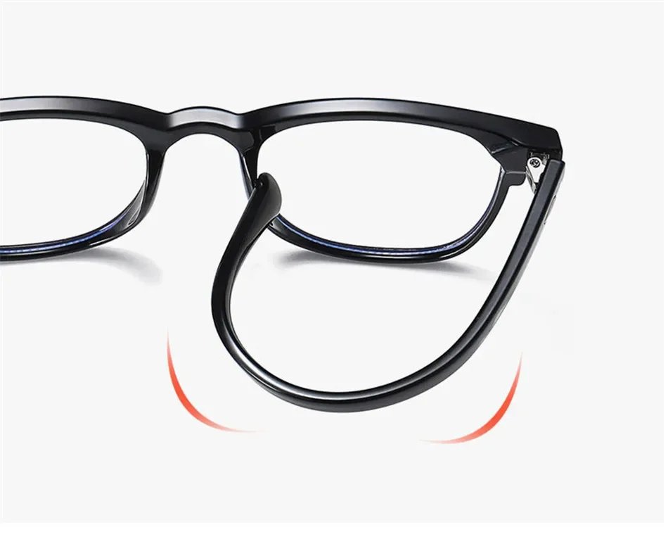 Classic Transparent Computer Glasses Frame Women Men Anti Blue Light Blocking Glasses Optical Glass Lenses Oculos Male