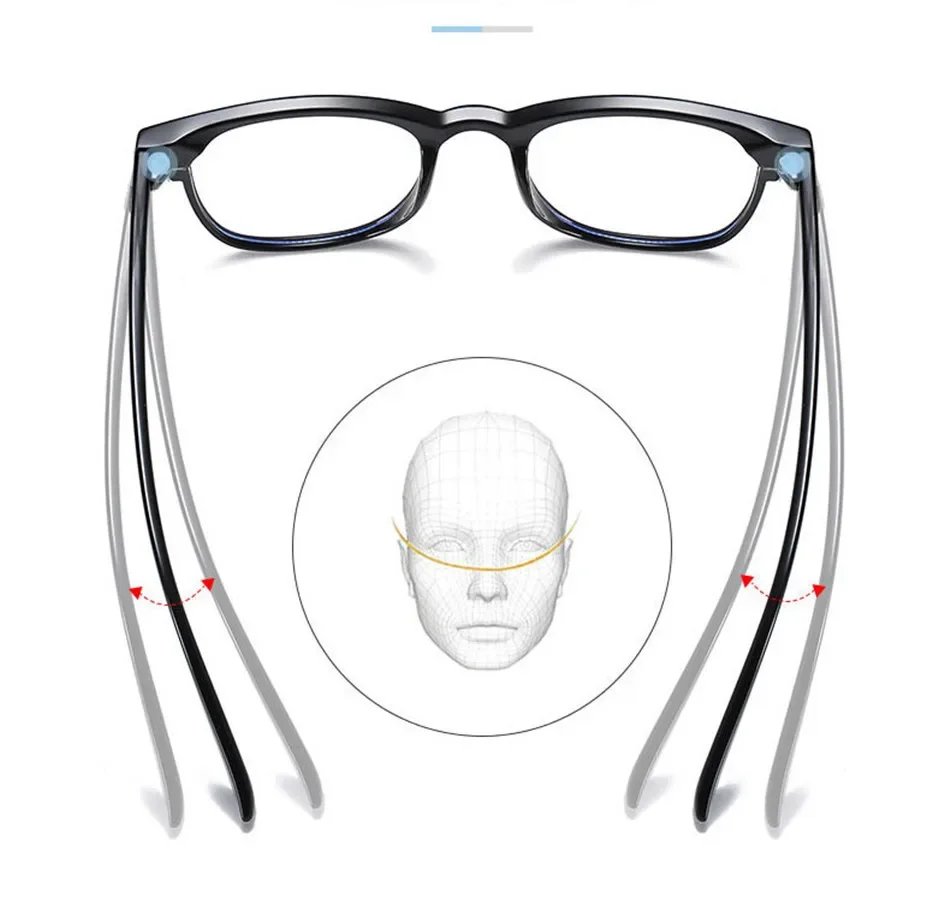 Classic Transparent Computer Glasses Frame Women Men Anti Blue Light Blocking Glasses Optical Glass Lenses Oculos Male