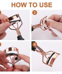 Alternative view of 50Pcs Eyelashes Curler Replacement Pads Eyelash Curling High Elastic Rubber Beauty Tools Eyelash Curler Refill Rubber Wholesale