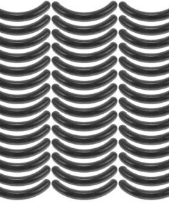 50pcs Eyelash Curler Refill Replacements Makeup Eyelash Pads for Mascara Eyeliner ( Black )