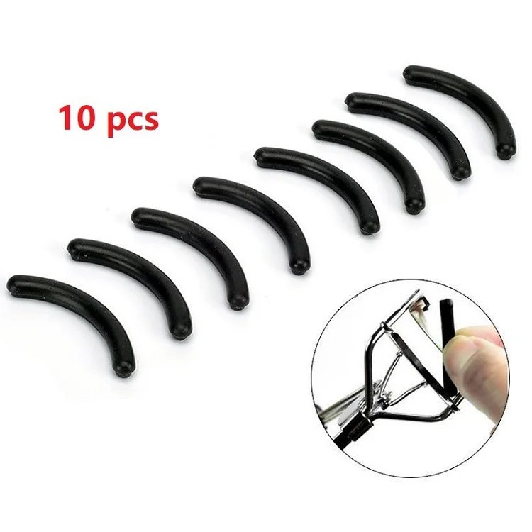 10PCS Eyelash Curler Bands Replacement Eyelash Clis Curler Applicator Tool Eyelash Curler Woman Gummies Makeup Tools JM08-B