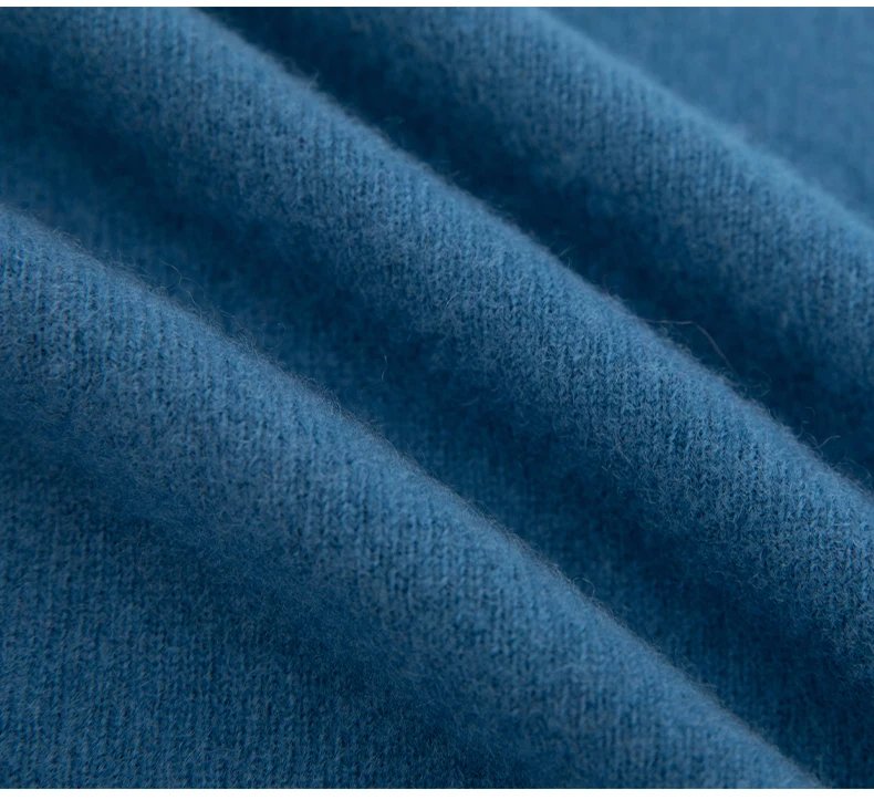 Autumn And Winter 100% Pure Wool Men's Thick Round Neck Slim-Fit O-neck Pullover Long-Sleeved Knitted Cashmere Sweater