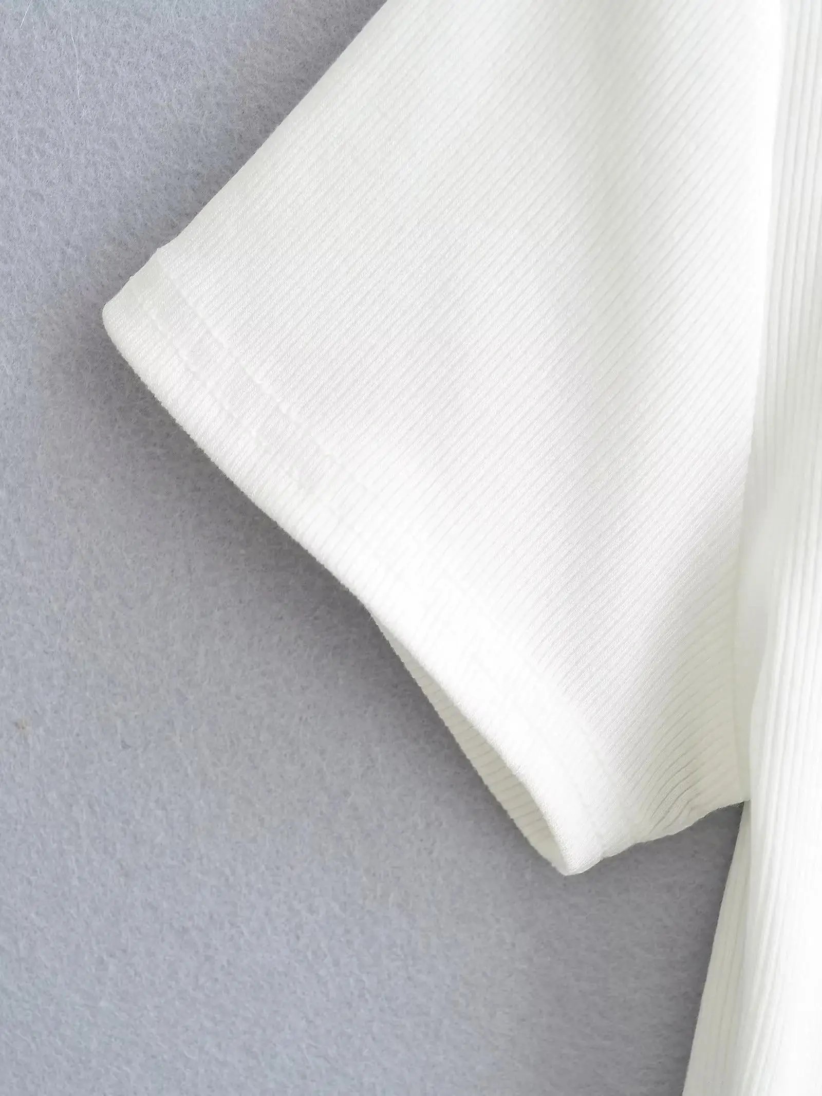 Summer Short Sleeve V-neck Rib Knitted Bodysuits Women Elastic Slim Black White Top Jumpsuits