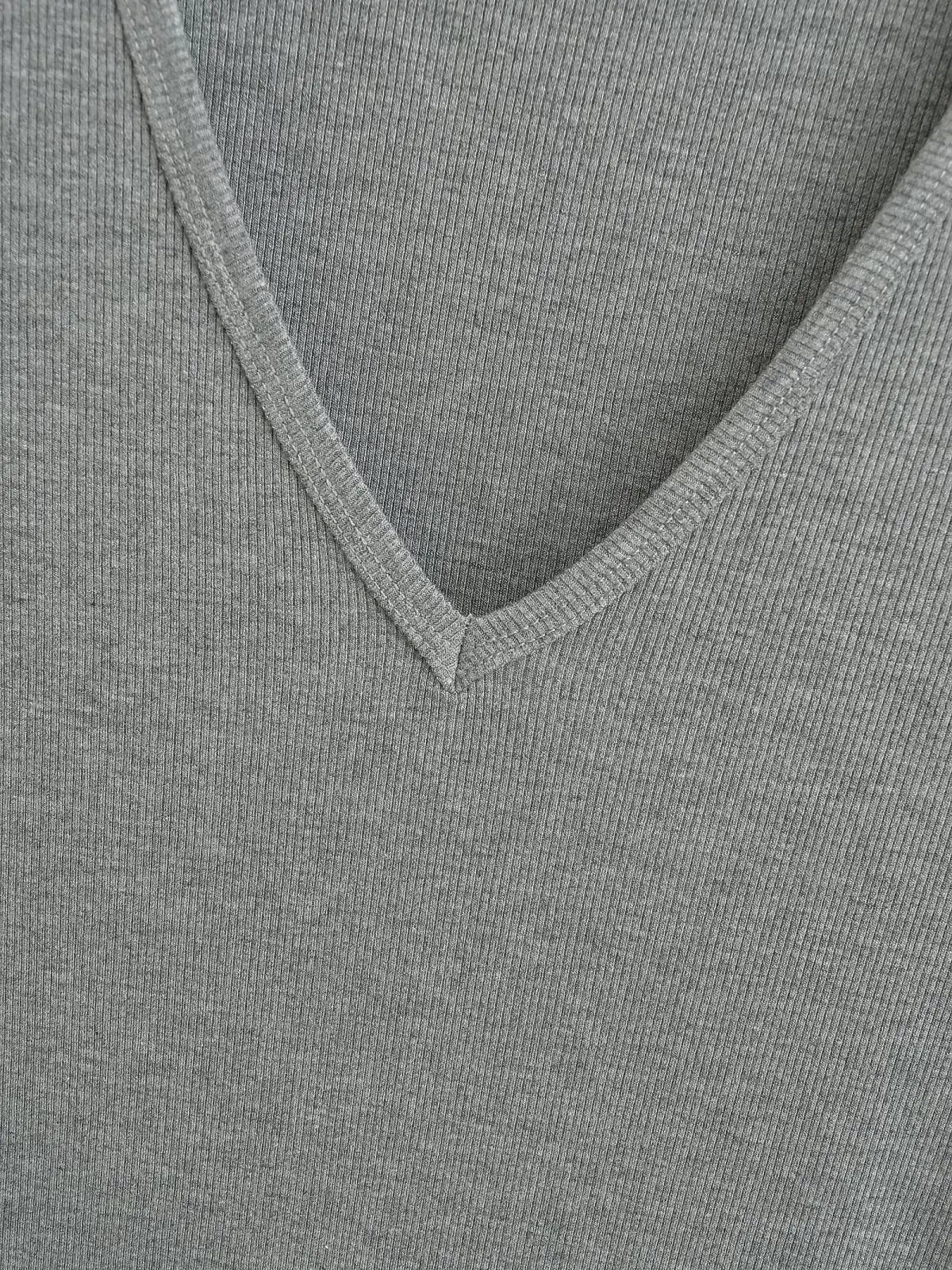 Summer Short Sleeve V-neck Rib Knitted Bodysuits Women Elastic Slim Black White Top Jumpsuits