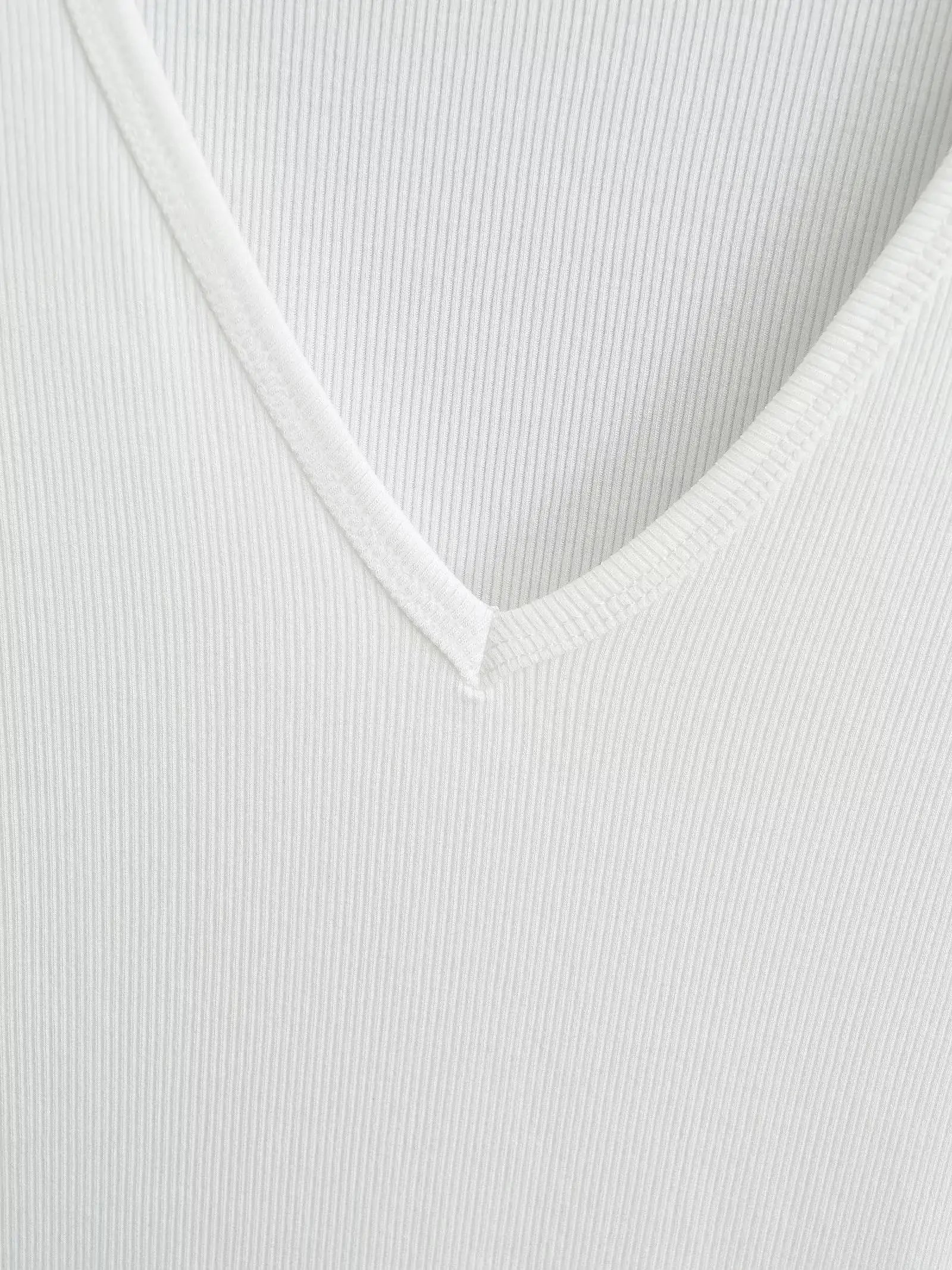 Summer Short Sleeve V-neck Rib Knitted Bodysuits Women Elastic Slim Black White Top Jumpsuits