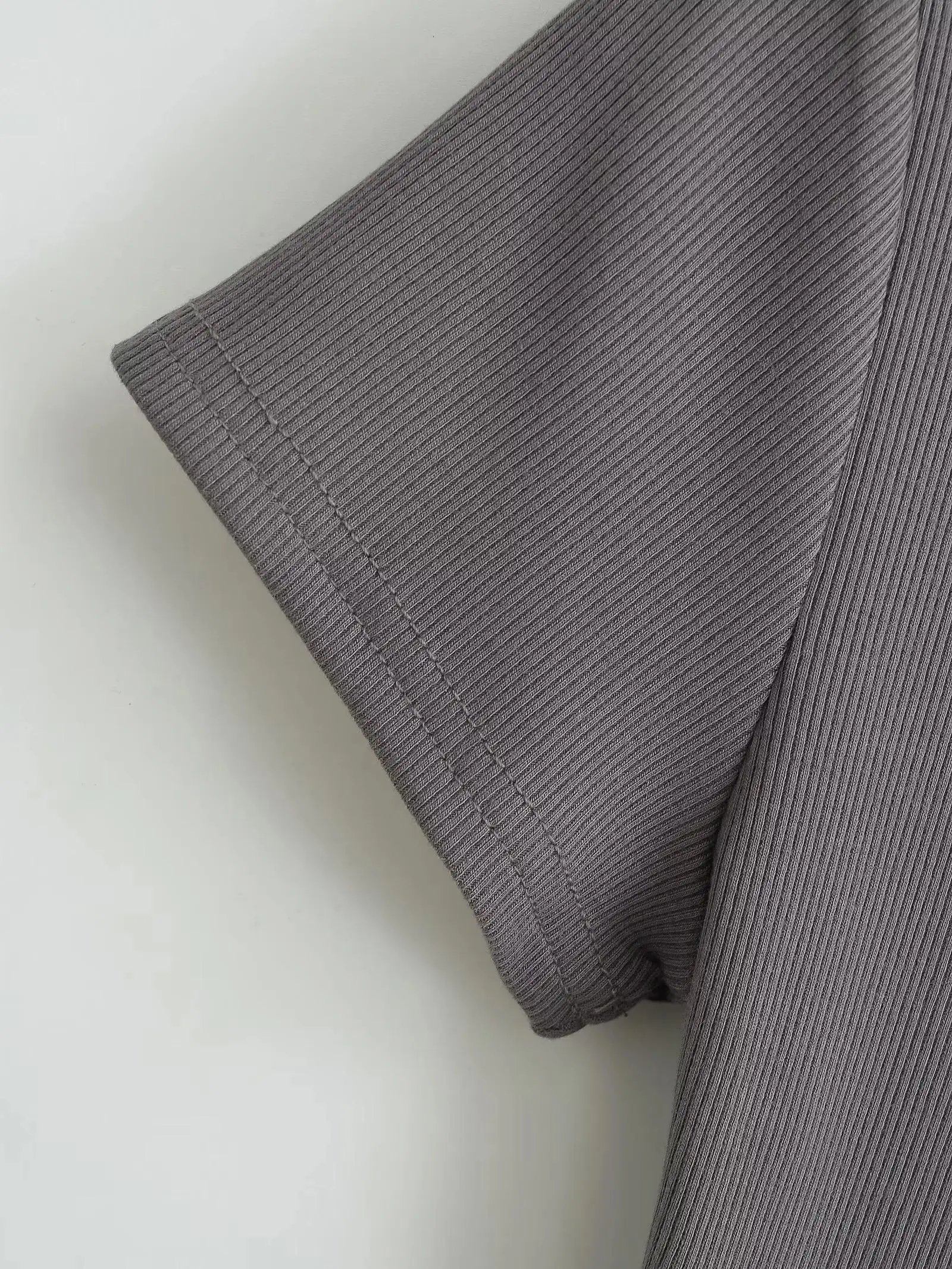 Summer Short Sleeve V-neck Rib Knitted Bodysuits Women Elastic Slim Black White Top Jumpsuits