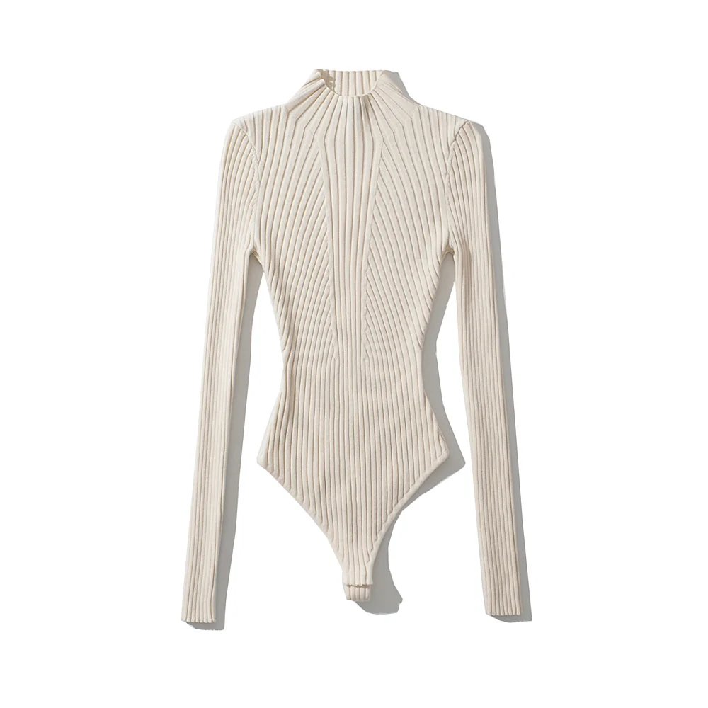 Long sleeve bodysuit fashion sexy lingerie women body knit black bodysuit bodycon body suit ribbed one-pieces sexy tops orange Long sleeve bodysuit fashion sexy lingerie women body knit black bodysuit bodycon body suit ribbed one-pieces sexy tops orange