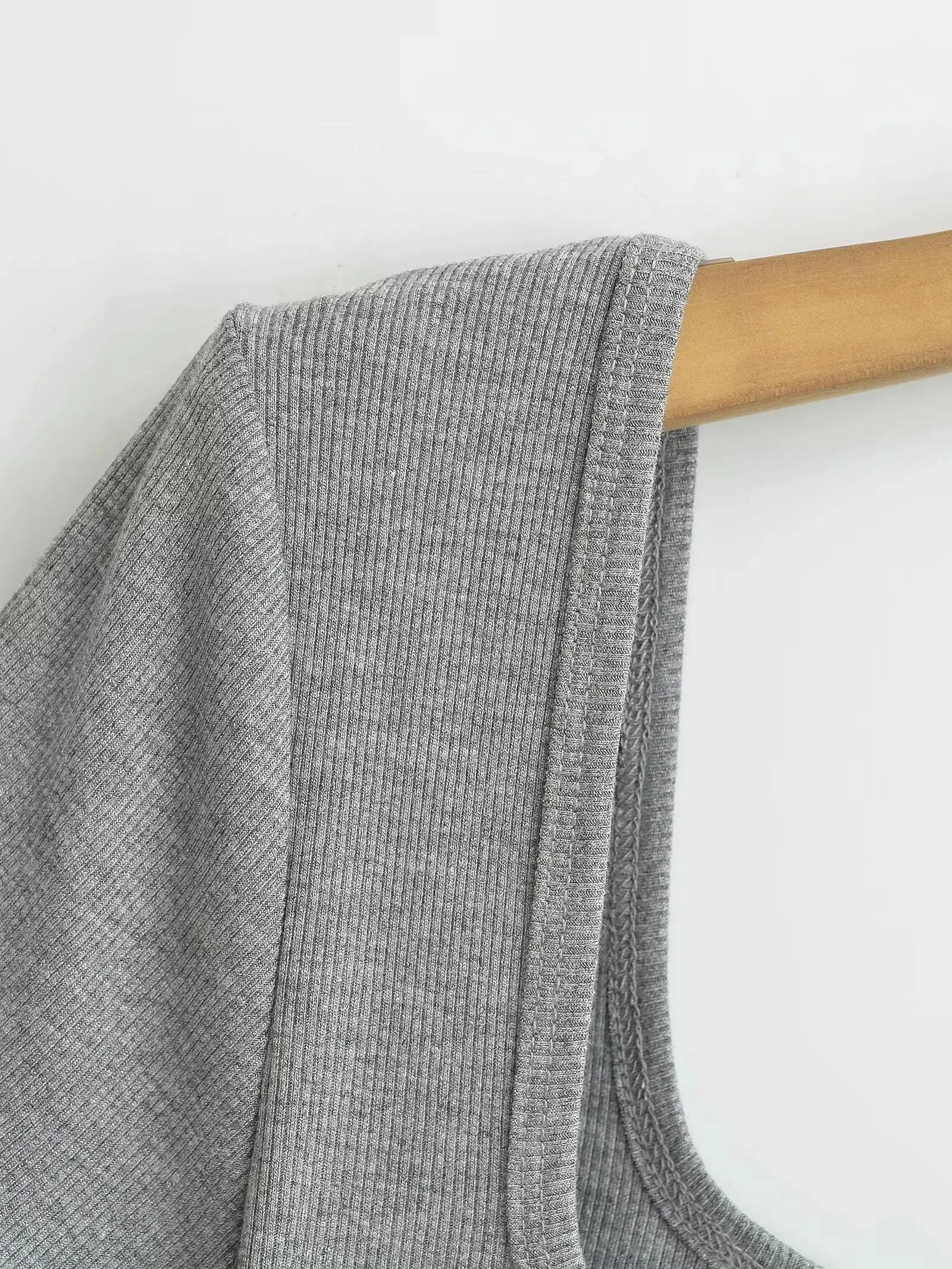 Summer Short Sleeve Square Neck Rib Knitted Bodysuits Women Elastic Slim Black White Top Jumpsuits