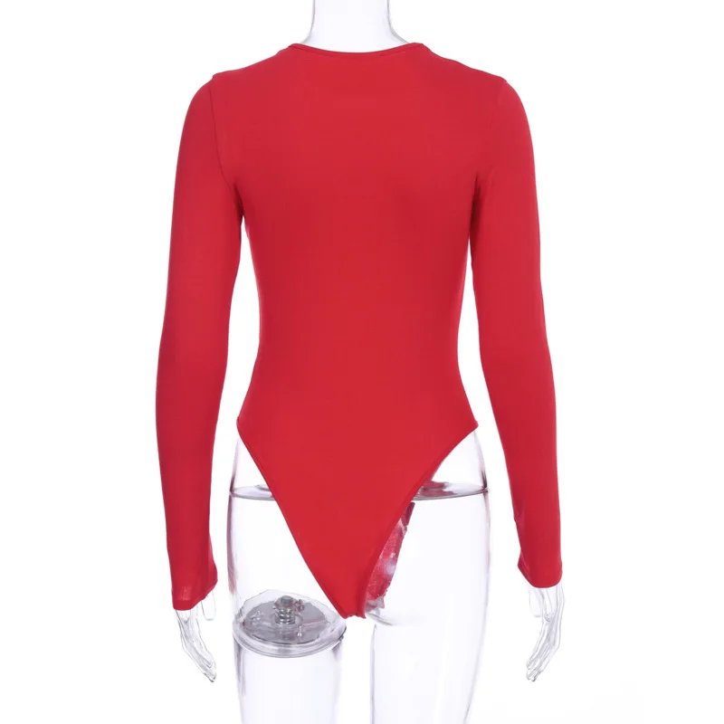 O Neck Long Sleeve Solid White Sexy Bodysuit Women Black Autumn Winter Body Top Gray Casual Lady Streetwear Bodysuits O Neck Long Sleeve Solid White Sexy Bodysuit Women Black Autumn Winter Body Top Gray Casual Lady Streetwear Bodysuits