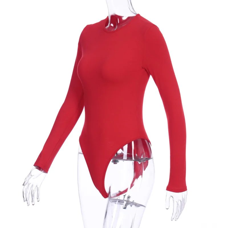 O Neck Long Sleeve Solid White Sexy Bodysuit Women Black Autumn Winter Body Top Gray Casual Lady Streetwear Bodysuits O Neck Long Sleeve Solid White Sexy Bodysuit Women Black Autumn Winter Body Top Gray Casual Lady Streetwear Bodysuits