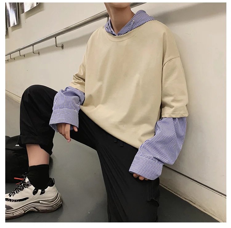 ExtFine 210GSM 100% Cotton T-shirts For Men 2023 Oversized Basic T Shirt Drop-Shoulder Tshirt Streetwear Tops Tee K2Y