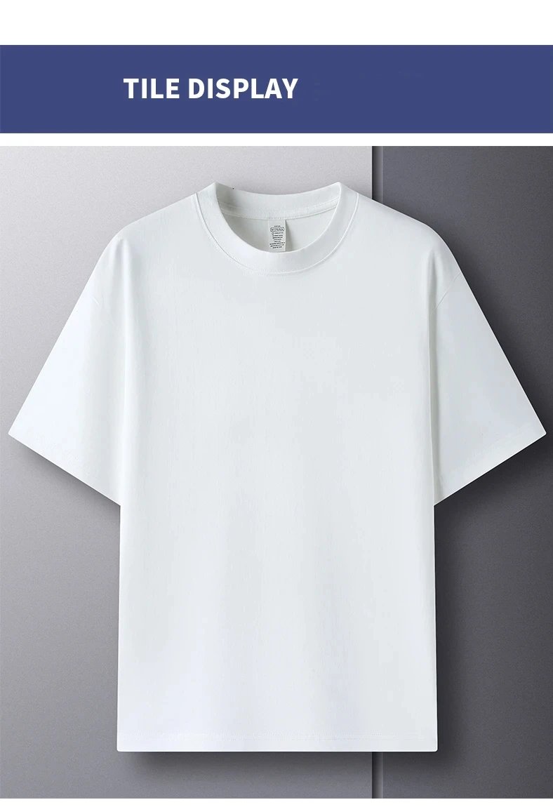 100% pure cotton summer high-end brand men's short sleeve round neck fashionable style half sleeved top breathable T-shirt 100% pure cotton summer high-end brand men's short sleeve round neck fashionable style half sleeved top breathable T-shirt