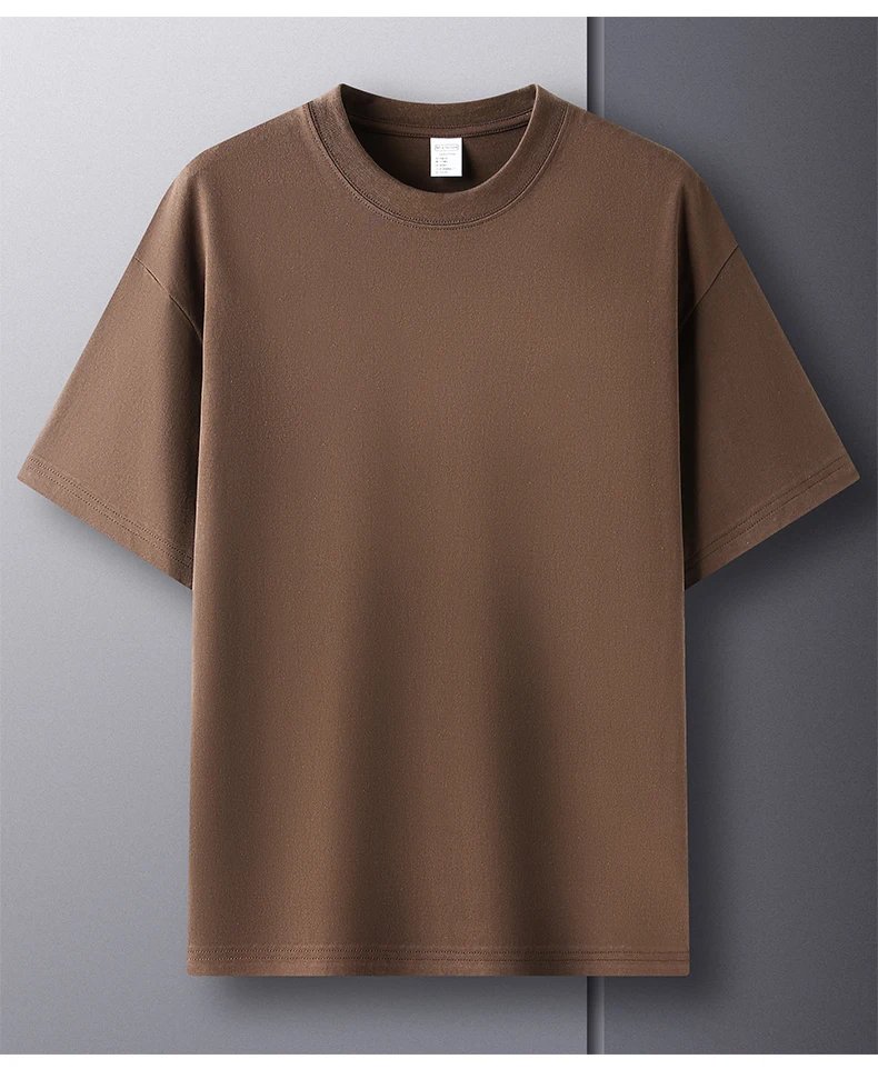 100% pure cotton summer high-end brand men's short sleeve round neck fashionable style half sleeved top breathable T-shirt 100% pure cotton summer high-end brand men's short sleeve round neck fashionable style half sleeved top breathable T-shirt