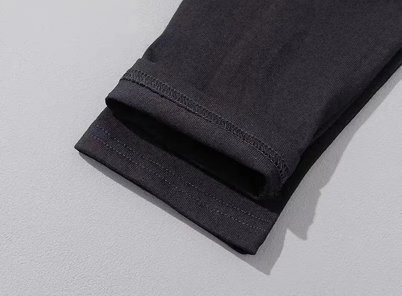 T Shirt For Men Cotton Long Sleeve T-shirts Solid Color Men's Clothing Full Length Sleeve For Spring And Autumn Undershirts