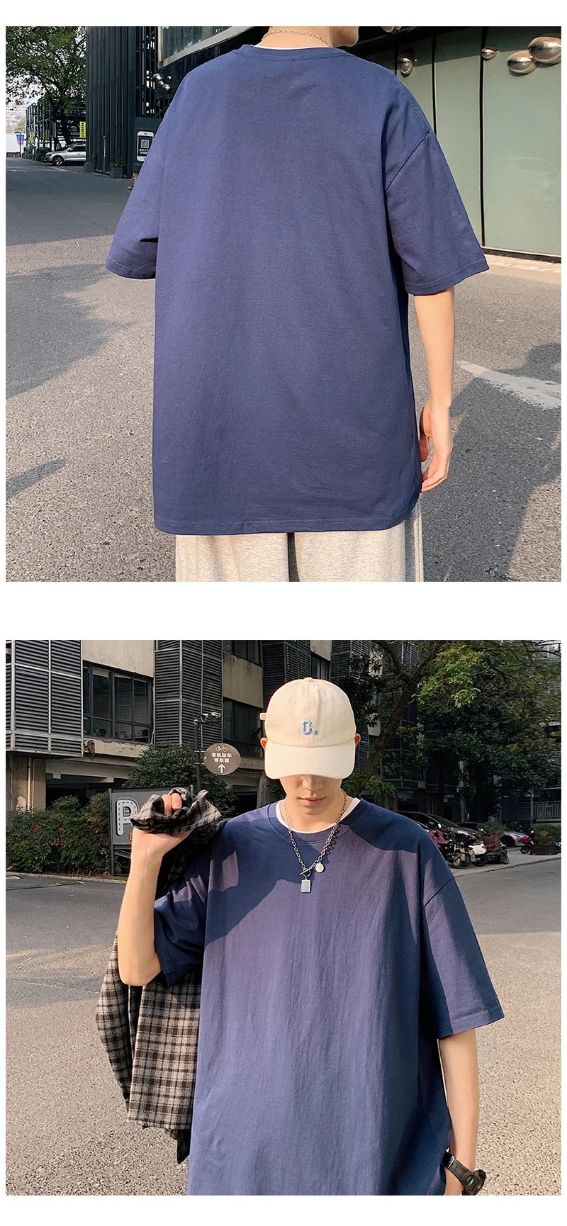 Oversized Summer Short Sleeve Men's T Shirt New Fashion Solid Loose O-Neck T Shirts Mens Cotton Hip Hop Streetwear Top Tees 5XL Oversized Summer Short Sleeve Men's T Shirt New Fashion Solid Loose O-Neck T Shirts Mens Cotton Hip Hop Streetwear Top Tees 5XL
