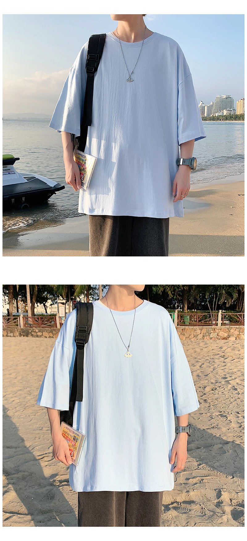 Oversized Summer Short Sleeve Men's T Shirt New Fashion Solid Loose O-Neck T Shirts Mens Cotton Hip Hop Streetwear Top Tees 5XL Oversized Summer Short Sleeve Men's T Shirt New Fashion Solid Loose O-Neck T Shirts Mens Cotton Hip Hop Streetwear Top Tees 5XL