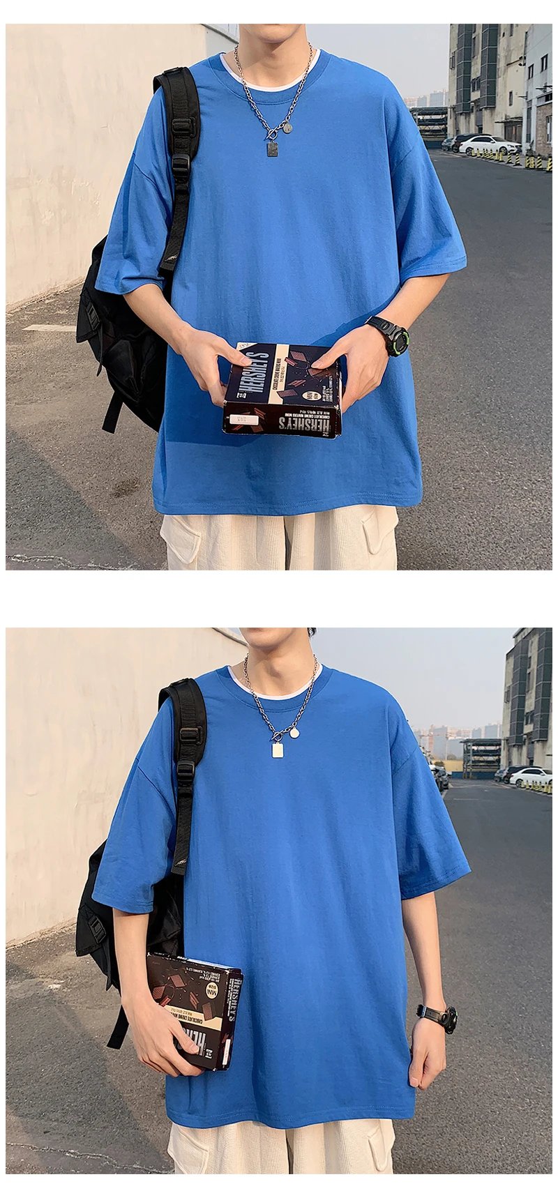 Oversized Summer Short Sleeve Men's T Shirt New Fashion Solid Loose O-Neck T Shirts Mens Cotton Hip Hop Streetwear Top Tees 5XL Oversized Summer Short Sleeve Men's T Shirt New Fashion Solid Loose O-Neck T Shirts Mens Cotton Hip Hop Streetwear Top Tees 5XL