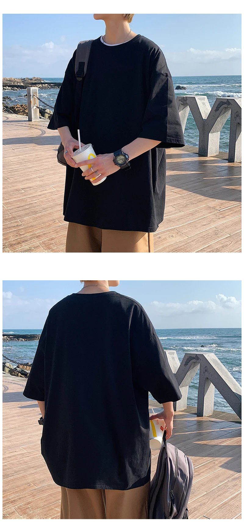 Oversized Summer Short Sleeve Men's T Shirt New Fashion Solid Loose O-Neck T Shirts Mens Cotton Hip Hop Streetwear Top Tees 5XL Oversized Summer Short Sleeve Men's T Shirt New Fashion Solid Loose O-Neck T Shirts Mens Cotton Hip Hop Streetwear Top Tees 5XL