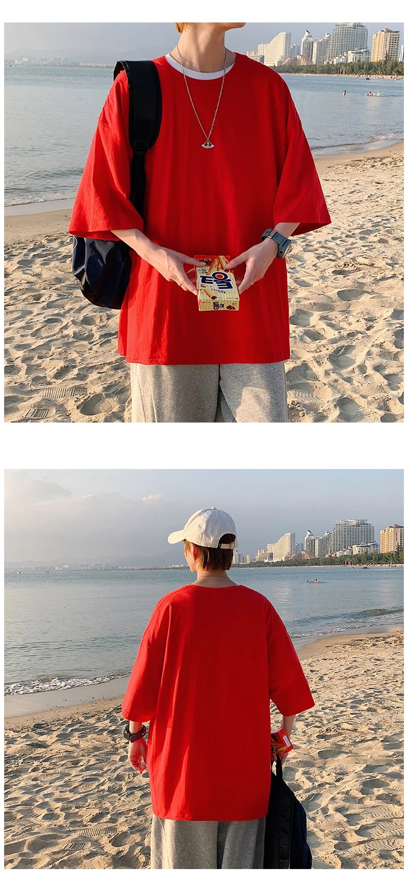 Oversized Summer Short Sleeve Men's T Shirt New Fashion Solid Loose O-Neck T Shirts Mens Cotton Hip Hop Streetwear Top Tees 5XL Oversized Summer Short Sleeve Men's T Shirt New Fashion Solid Loose O-Neck T Shirts Mens Cotton Hip Hop Streetwear Top Tees 5XL