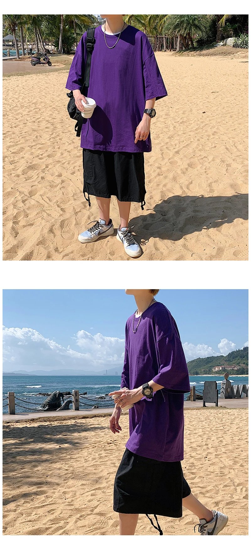Oversized Summer Short Sleeve Men's T Shirt New Fashion Solid Loose O-Neck T Shirts Mens Cotton Hip Hop Streetwear Top Tees 5XL Oversized Summer Short Sleeve Men's T Shirt New Fashion Solid Loose O-Neck T Shirts Mens Cotton Hip Hop Streetwear Top Tees 5XL