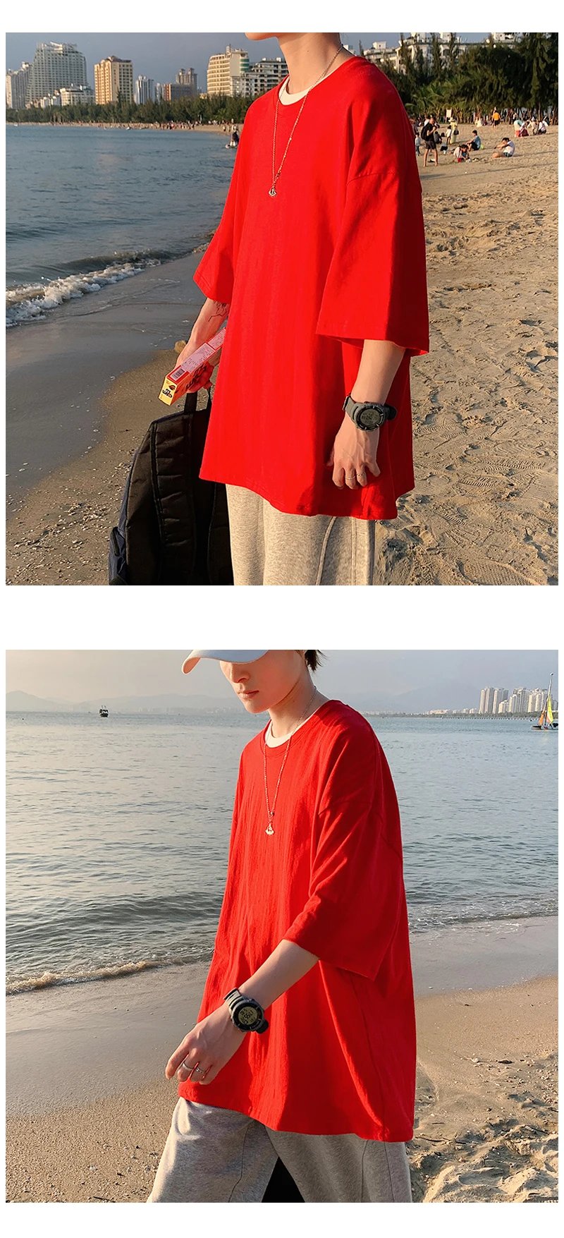 Oversized Summer Short Sleeve Men's T Shirt New Fashion Solid Loose O-Neck T Shirts Mens Cotton Hip Hop Streetwear Top Tees 5XL Oversized Summer Short Sleeve Men's T Shirt New Fashion Solid Loose O-Neck T Shirts Mens Cotton Hip Hop Streetwear Top Tees 5XL