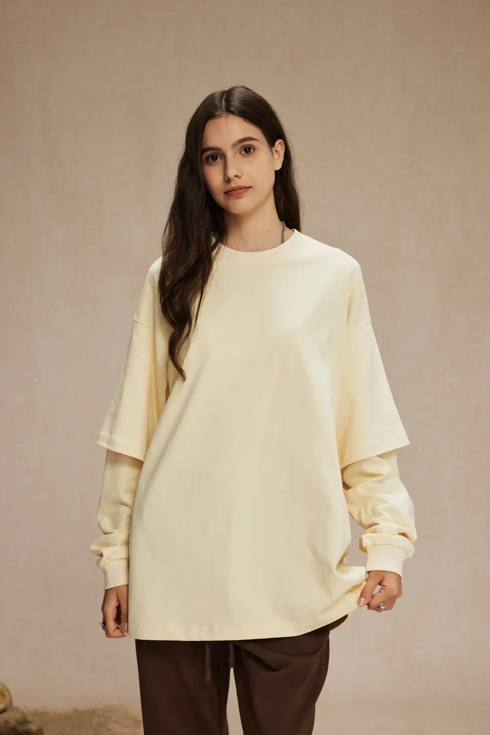 Fake two long-sleeved T-shirts Fake two long-sleeved T-shirts