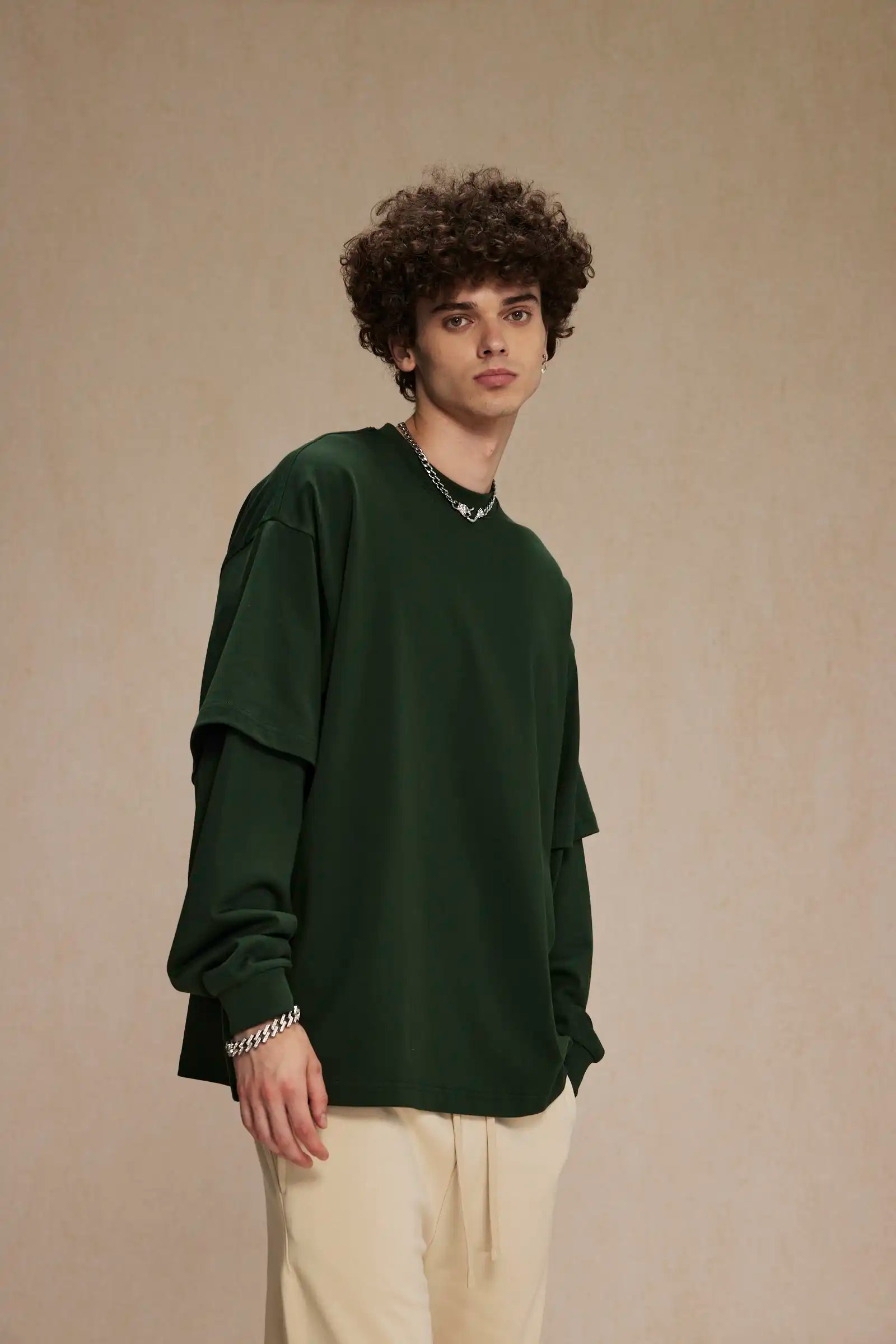 Fake two long-sleeved T-shirts Fake two long-sleeved T-shirts