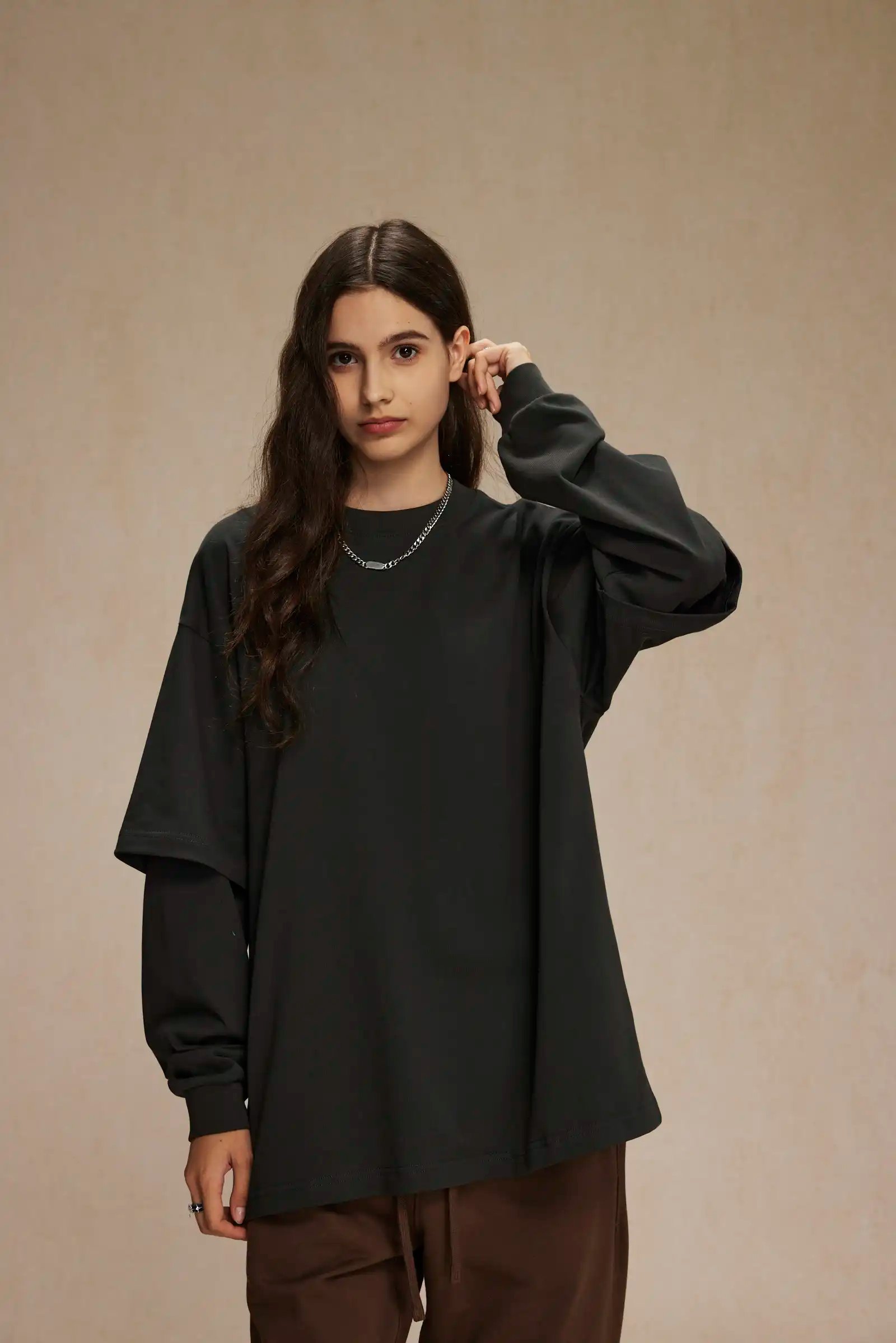 Fake two long-sleeved T-shirts Fake two long-sleeved T-shirts