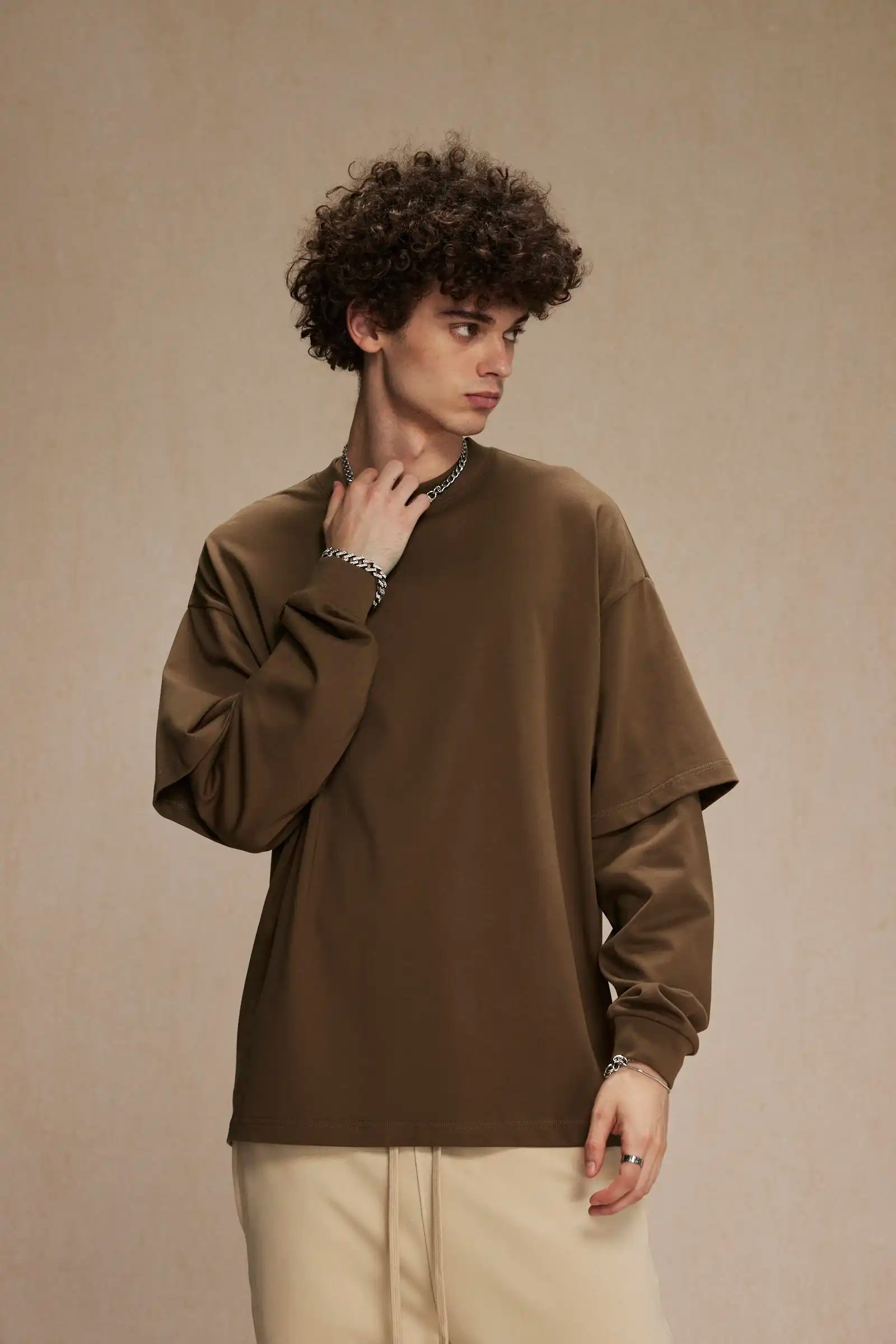 Fake two long-sleeved T-shirts Fake two long-sleeved T-shirts