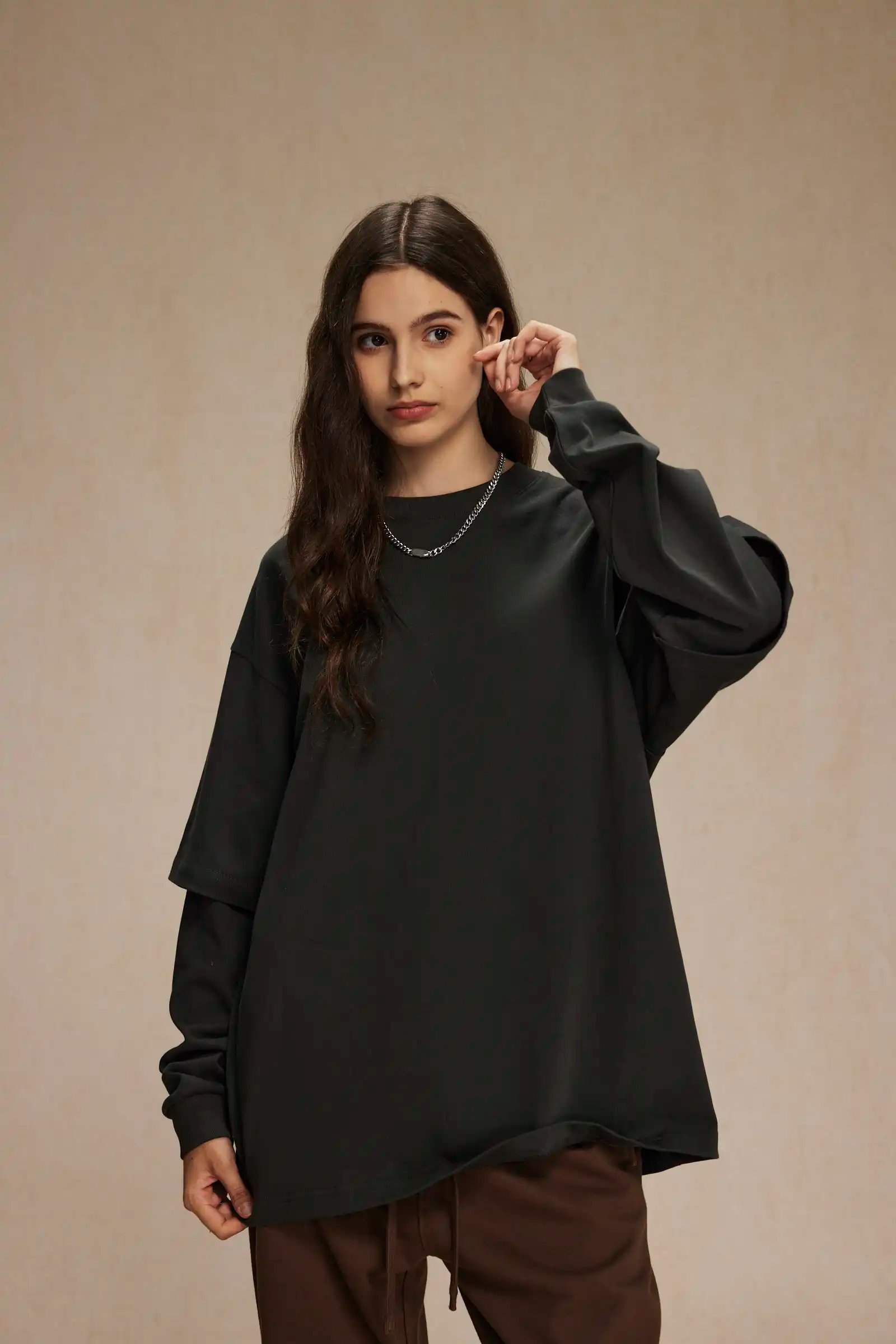 Fake two long-sleeved T-shirts Fake two long-sleeved T-shirts