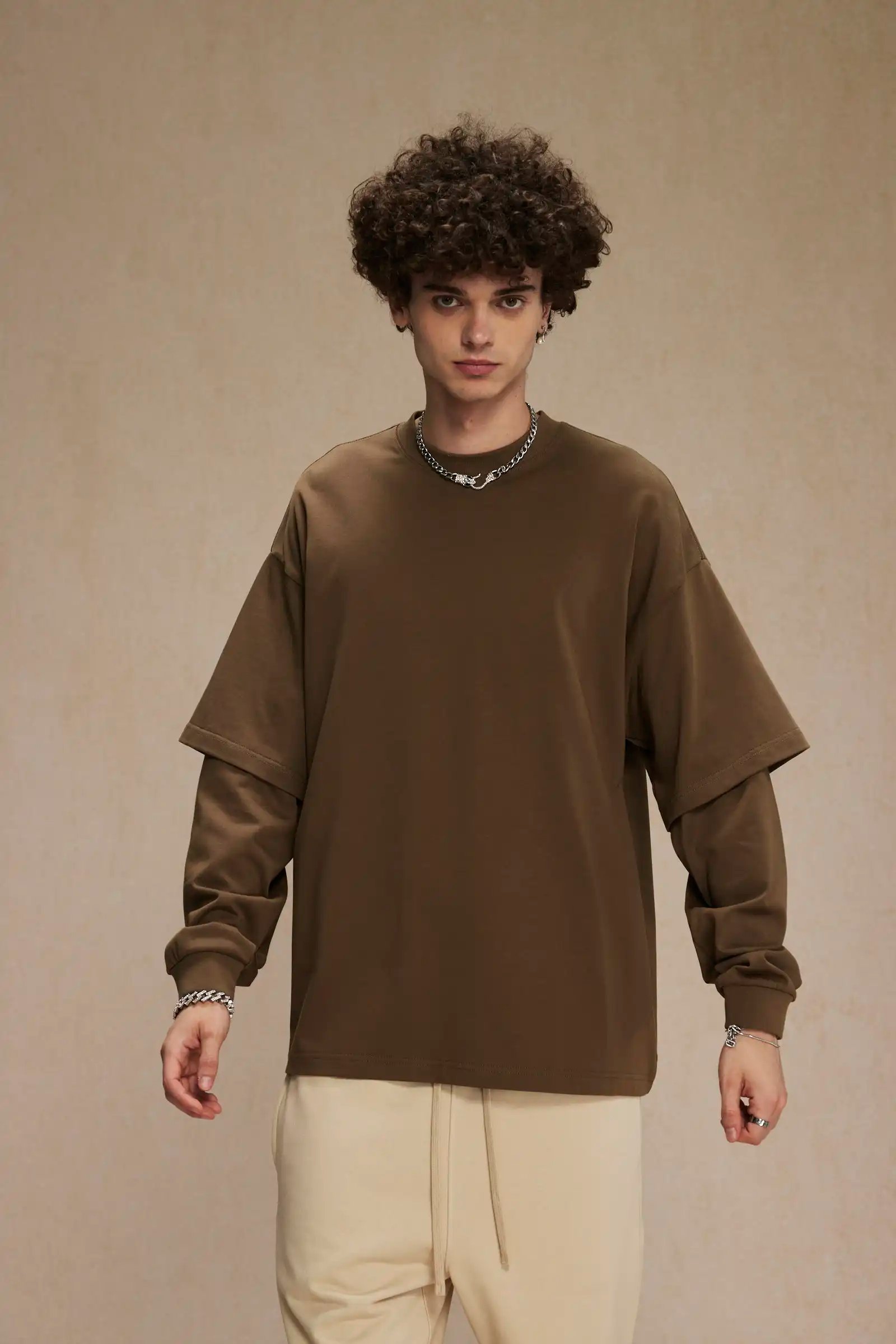 Fake two long-sleeved T-shirts Fake two long-sleeved T-shirts