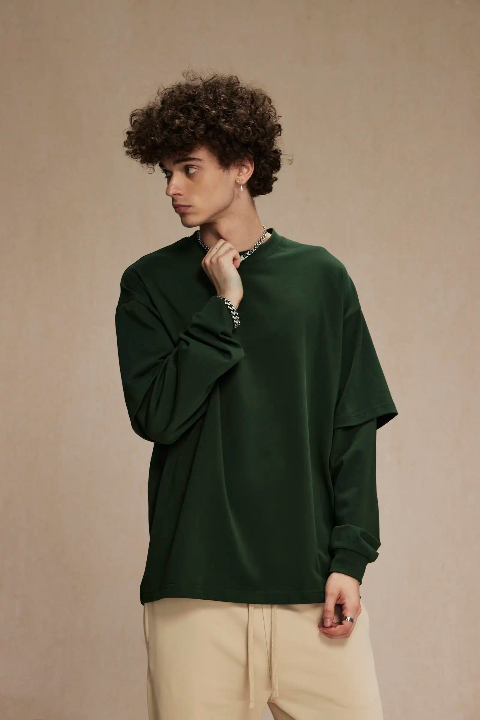 Fake two long-sleeved T-shirts Fake two long-sleeved T-shirts