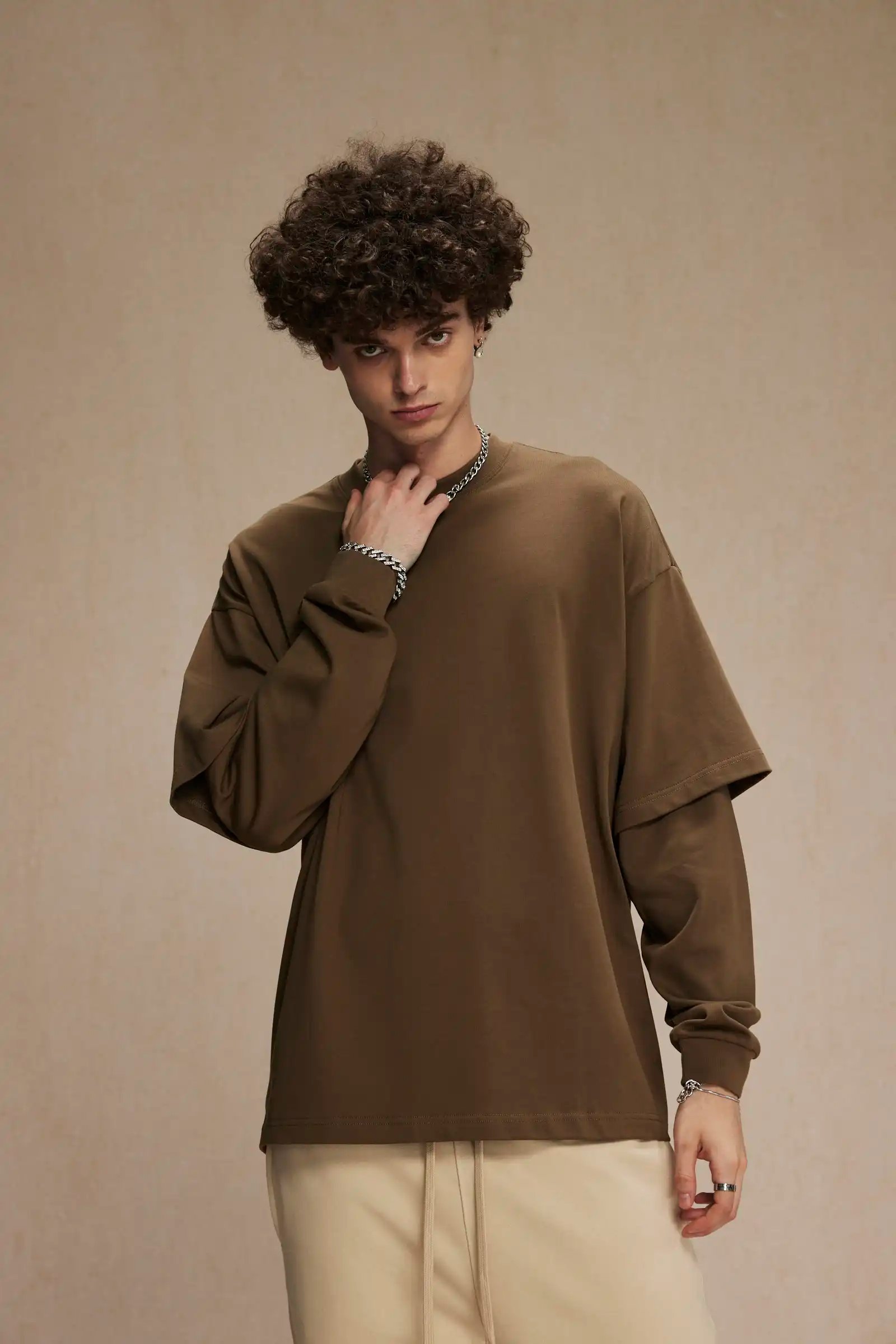 Fake two long-sleeved T-shirts Fake two long-sleeved T-shirts