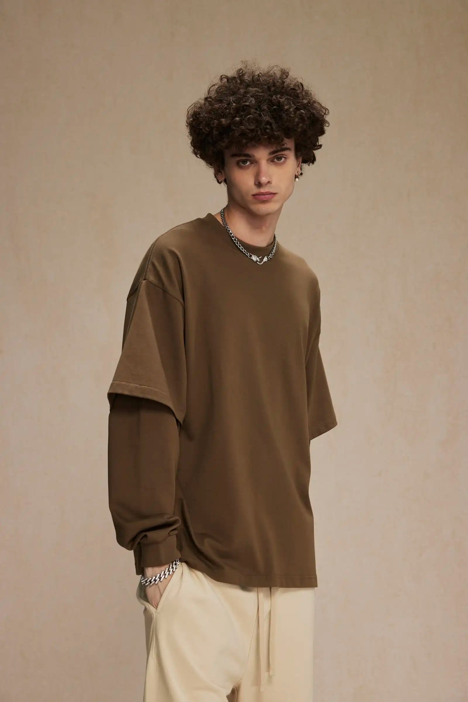 Fake two long-sleeved T-shirts Fake two long-sleeved T-shirts