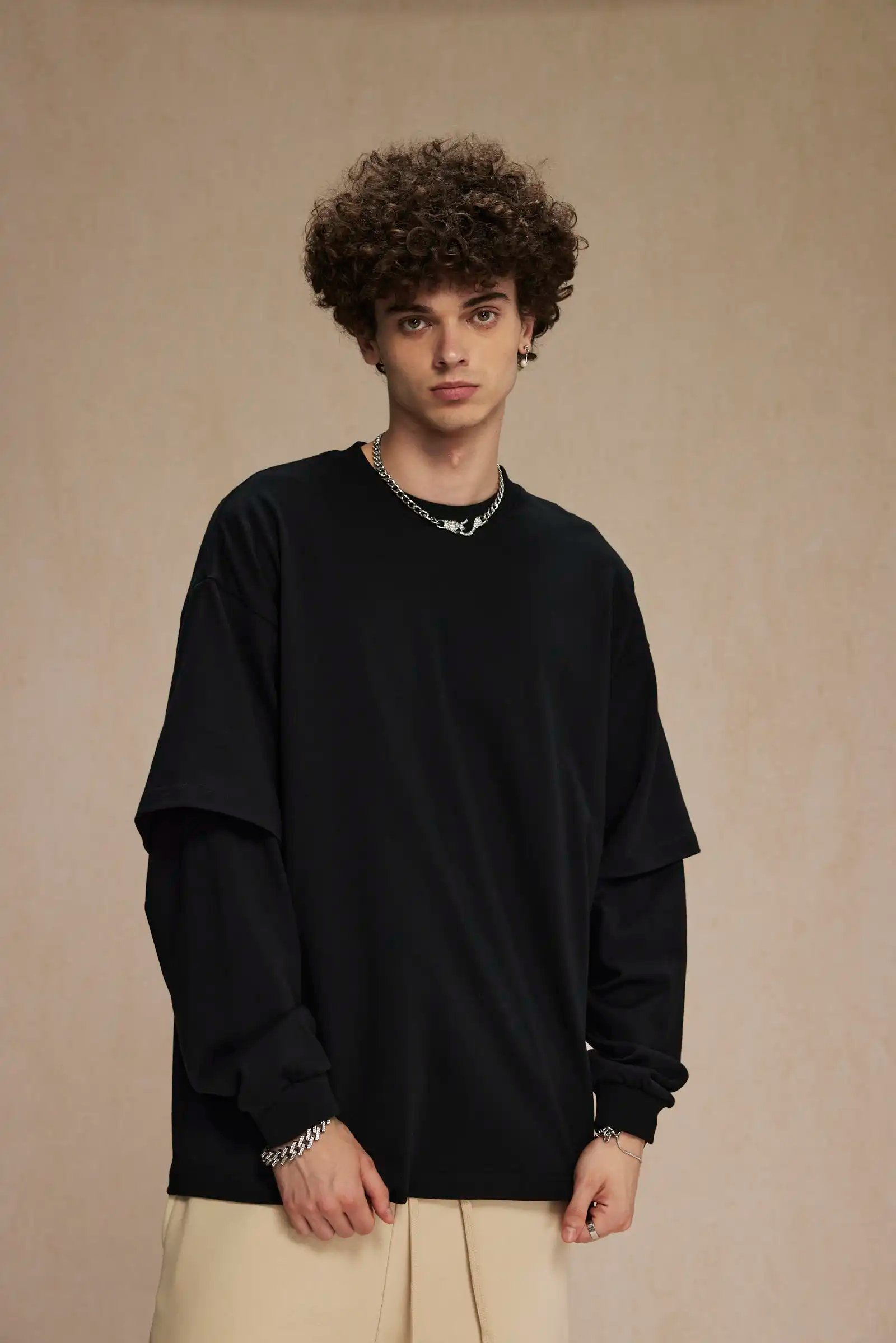 Fake two long-sleeved T-shirts Fake two long-sleeved T-shirts