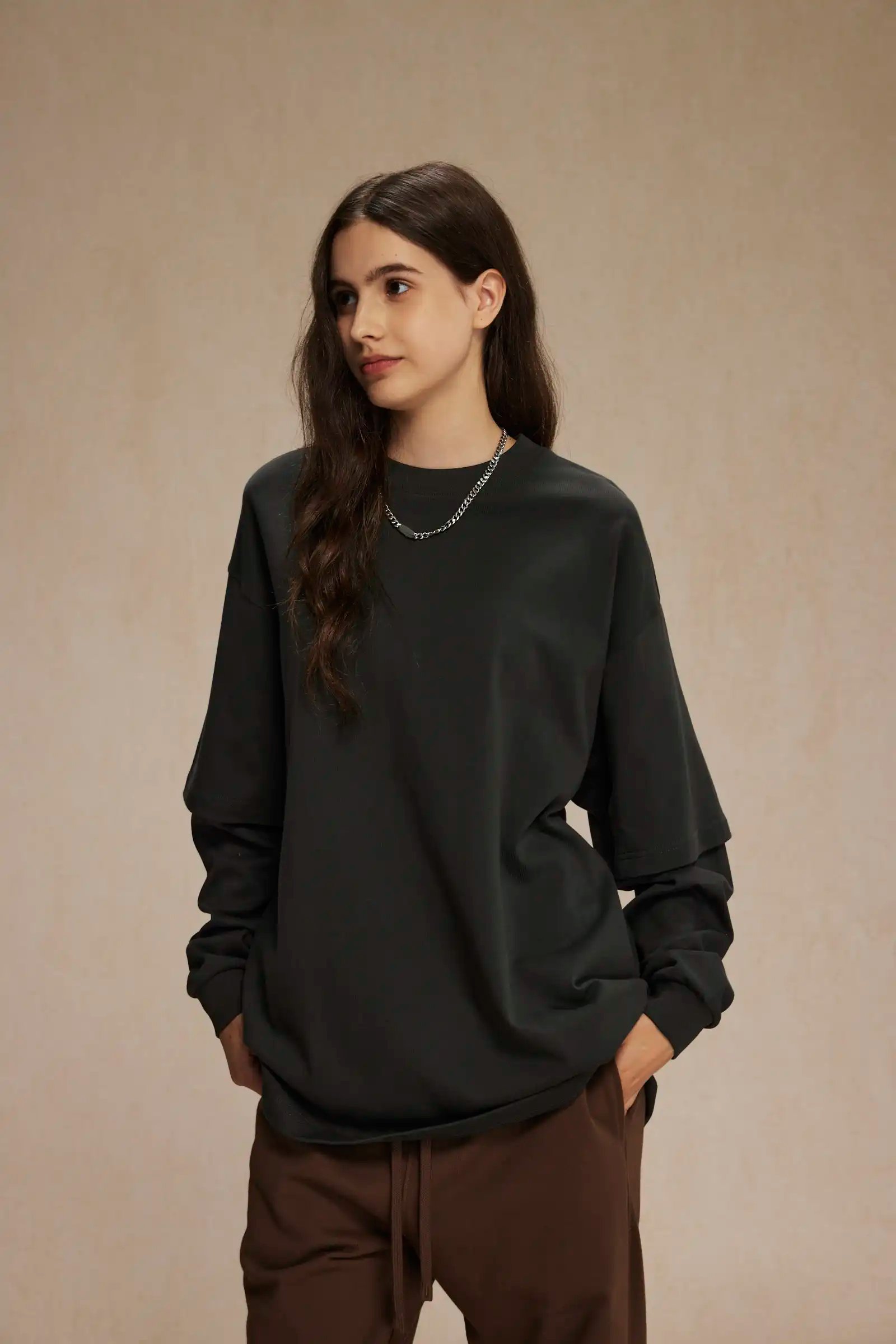 Fake two long-sleeved T-shirts Fake two long-sleeved T-shirts