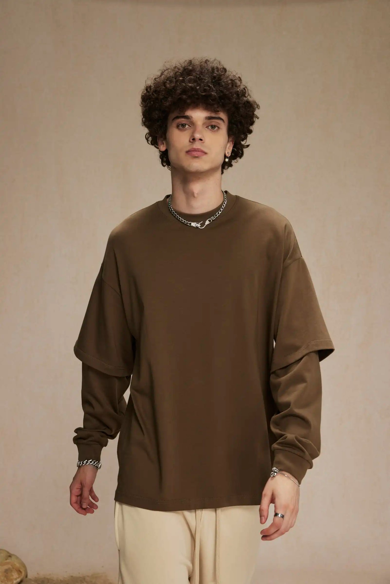 Fake two long-sleeved T-shirts Fake two long-sleeved T-shirts