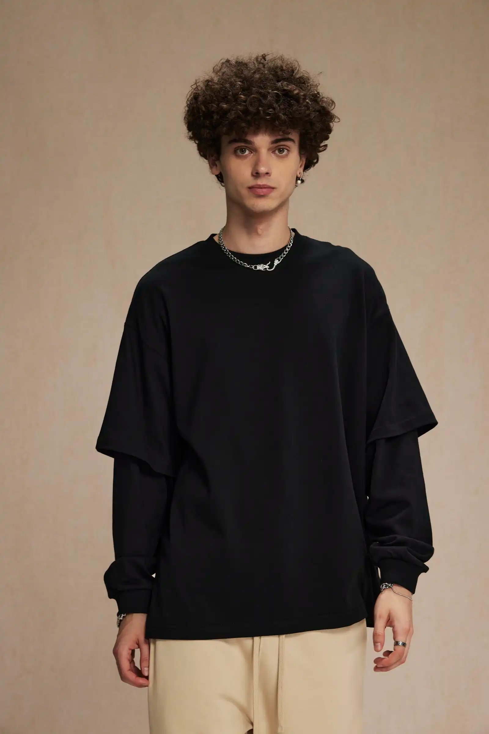 Fake two long-sleeved T-shirts Fake two long-sleeved T-shirts