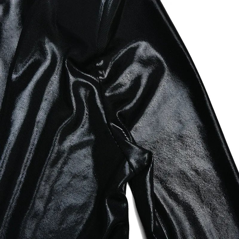 Metallic Gilding Maxi Party Dress Women Sexy V Neck Long Sleeve Ruched High Split Bodycon Clubwear Long Robe Evening Gown Metallic Gilding Maxi Party Dress Women Sexy V Neck Long Sleeve Ruched High Split Bodycon Clubwear Long Robe Evening Gown
