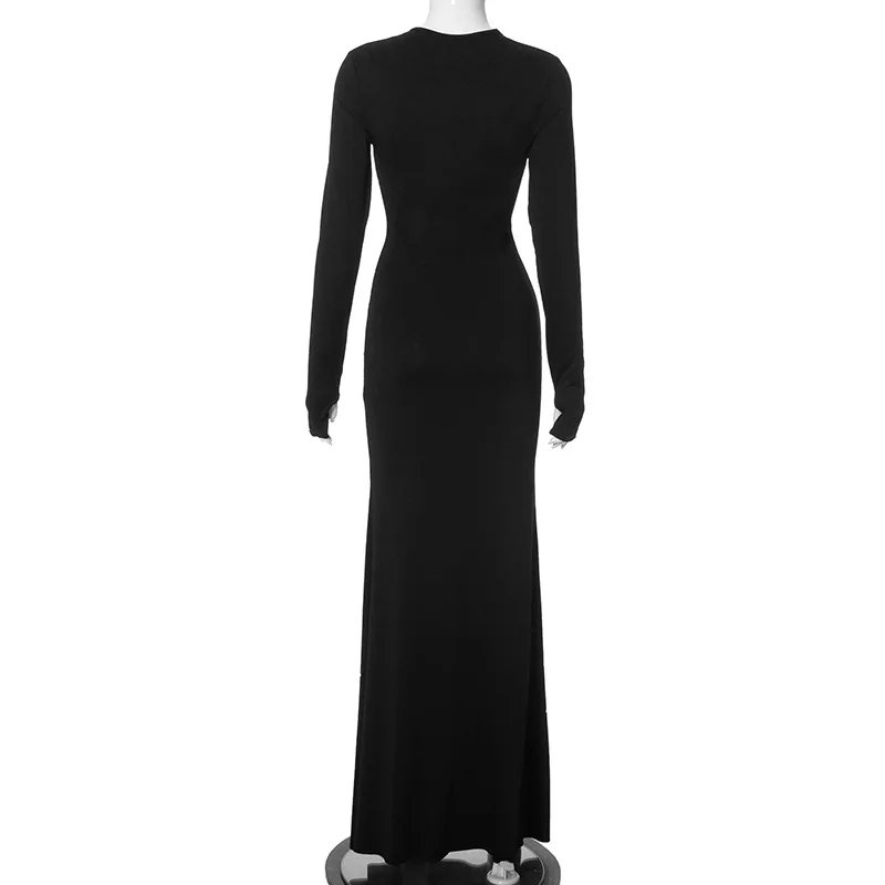 Cryptographic Embellished Elegant Deep V Neck Maxi Dress Gown Club Outfits Autumn Long Sleeve Sexy Bodycon Dresses Mermaid Robes Cryptographic Embellished Elegant Deep V Neck Maxi Dress Gown Club Outfits Autumn Long Sleeve Sexy Bodycon Dresses Mermaid Robes