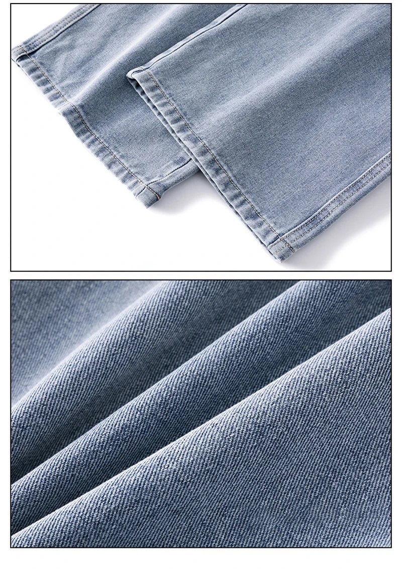 Autumn Korean Fashion Drawstring Y2K Jeans Homme Classic Baggy Straight Wide Leg Pants 2023 New Hip Hop Streetwear Casual jean