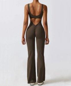 New Gym Set Women Training Yoga Suit Sportswear Women Sports Jumpsuit Fitness Rompers Stretch Female Push Up Workout Bodysuits