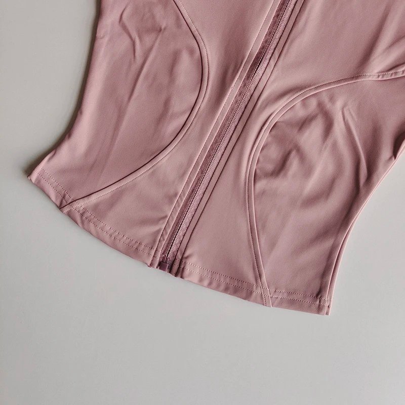 Outdoor Sports Long Sleeved Women Slim Yoga Clothes Quick Dry Zipper Cardigan Stand Up Collar Jacket Running Fitness Jacket Top Outdoor Sports Long Sleeved Women Slim Yoga Clothes Quick Dry Zipper Cardigan Stand Up Collar Jacket Running Fitness Jacket Top
