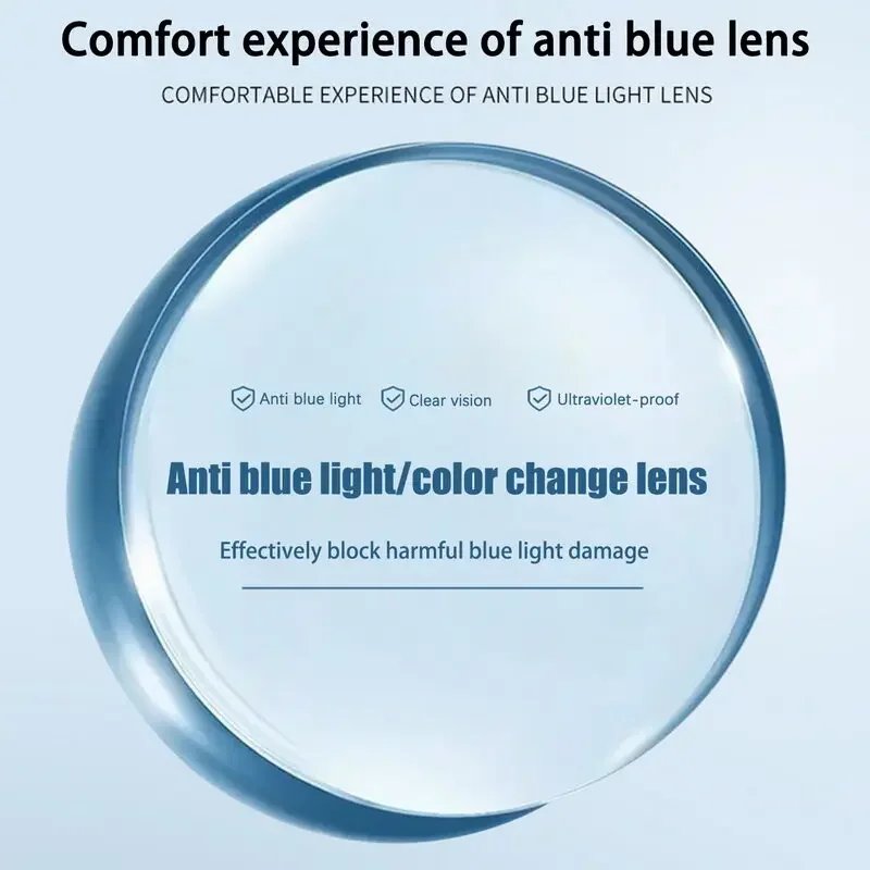 Photochromic TR90 Anti-blue Light Multifocal Reading Glasses New Progressive Near Far Eyewear Men Women Sports Eyeglasses