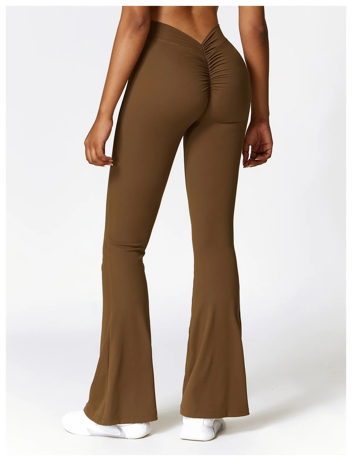 Women Flare Pants Sport Seamless Leggings High Waist Yoga Leggings Gym Workout Fitness Quick Dry Push Up Yoga Pants Female Tight