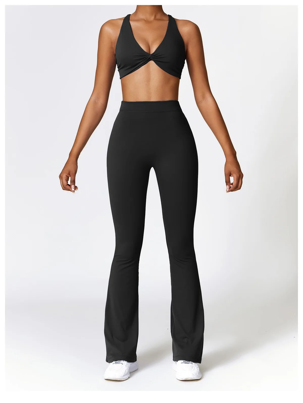 Women Flare Pants Sport Seamless Leggings High Waist Yoga Leggings Gym Workout Fitness Quick Dry Push Up Yoga Pants Female Tight